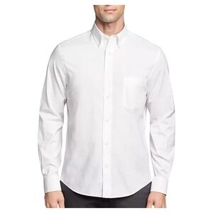 Lauren Ralph Lauren Mens Ultra White Softwashed Stretch Shirt Medium